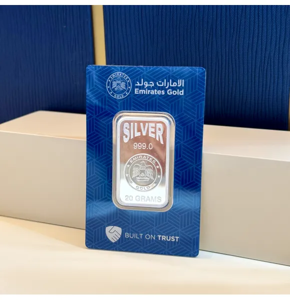 20 gram 999 silver bar