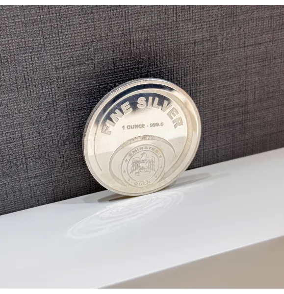 Silver coin weighting one ounce 999 purity - (G-0019)