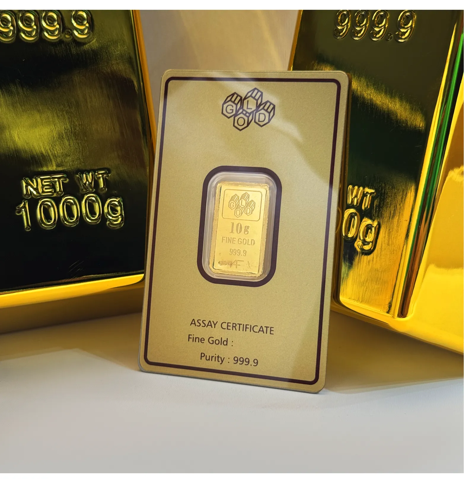 10 gram 24 karat (9999) gold bar ( Installments Not Available )