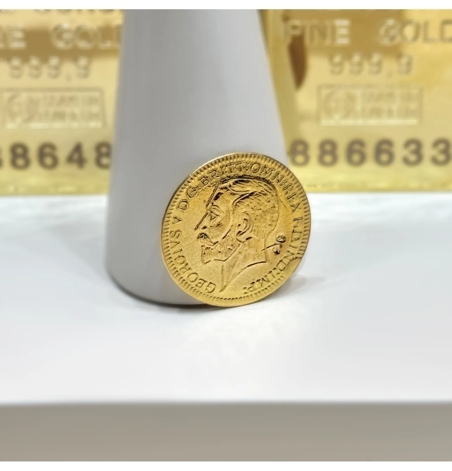 2 grams 22 karat gold coin