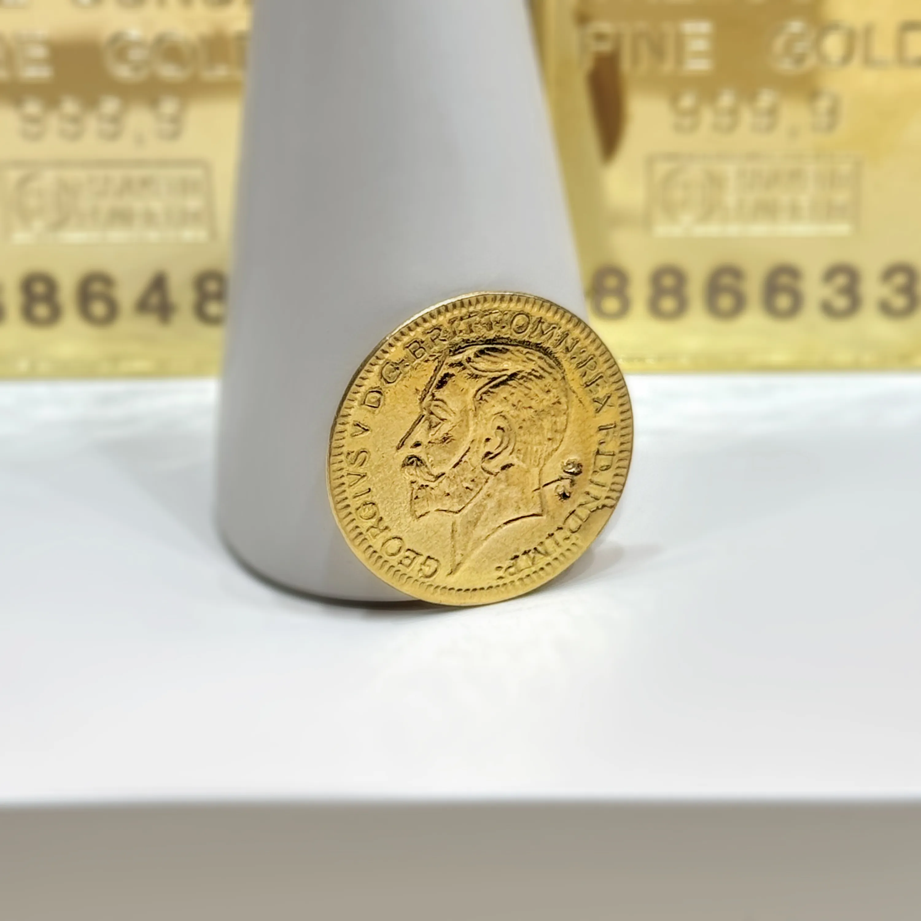 2 grams 22 karat gold coin