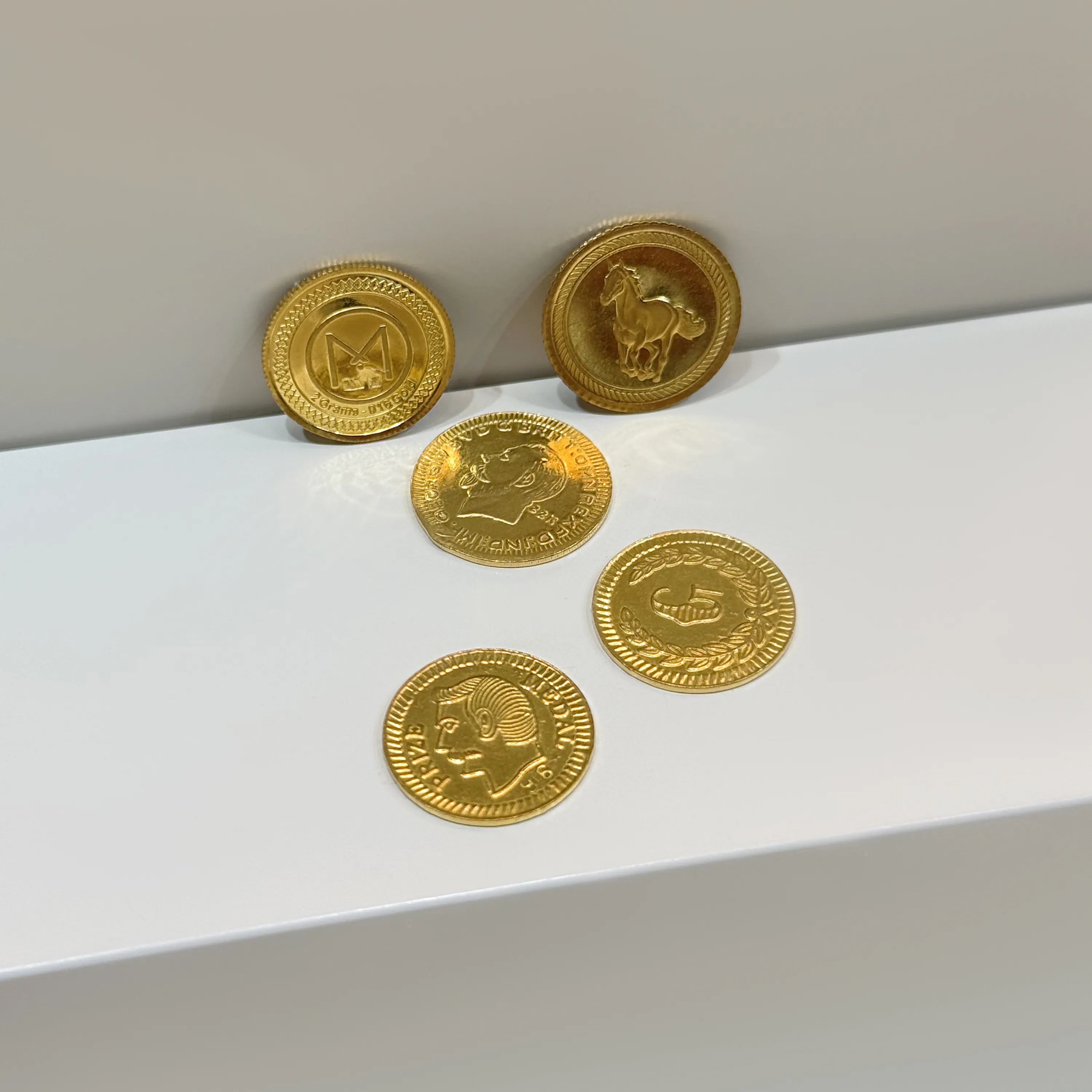 2 grams 22 karat gold coin