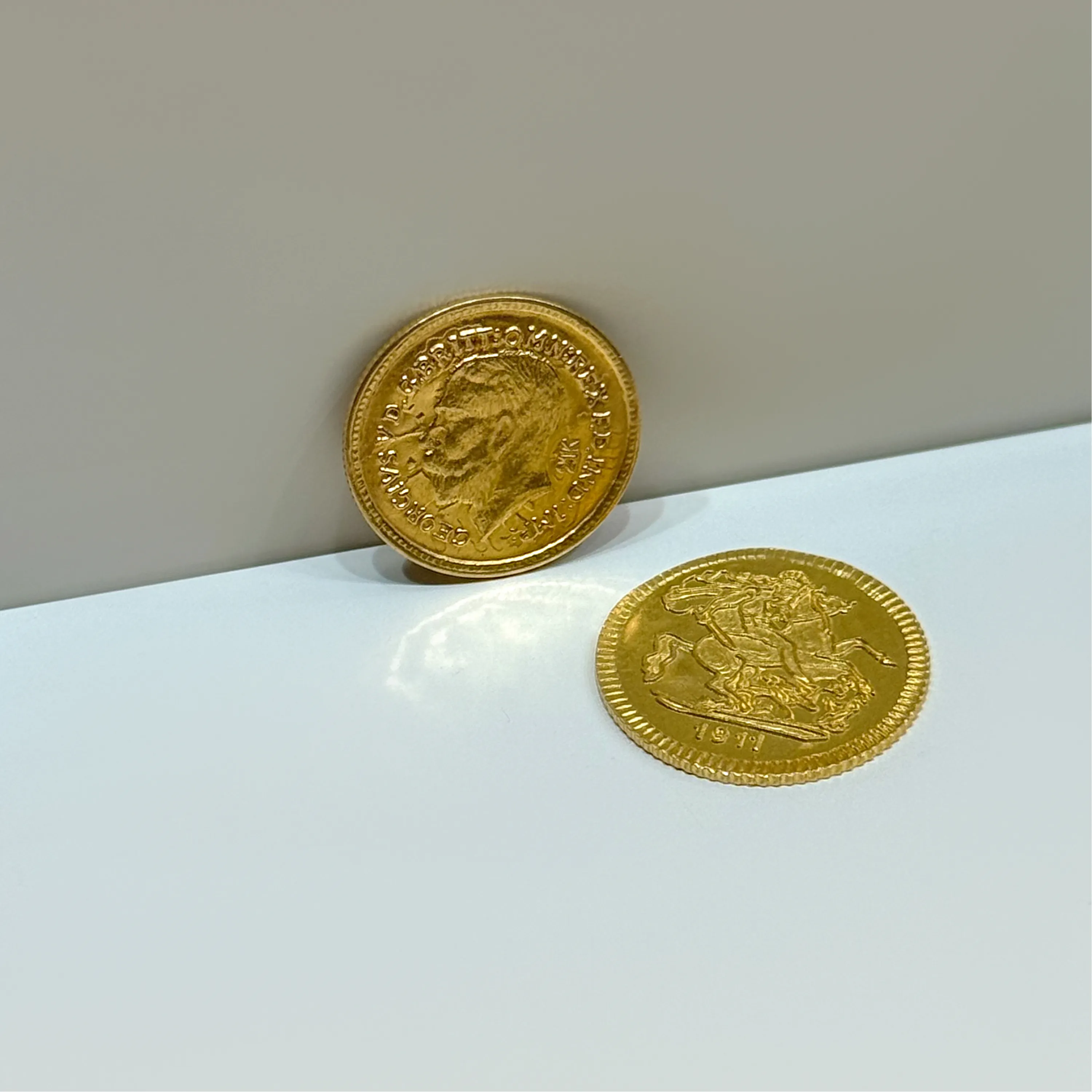 2 grams 21 karat gold coin