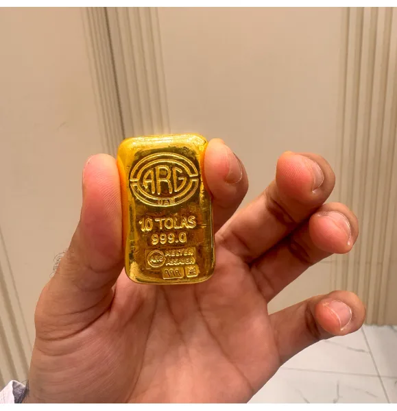 10 tola 24 karat (999) gold bar