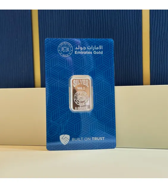 5 gram 999 silver bar