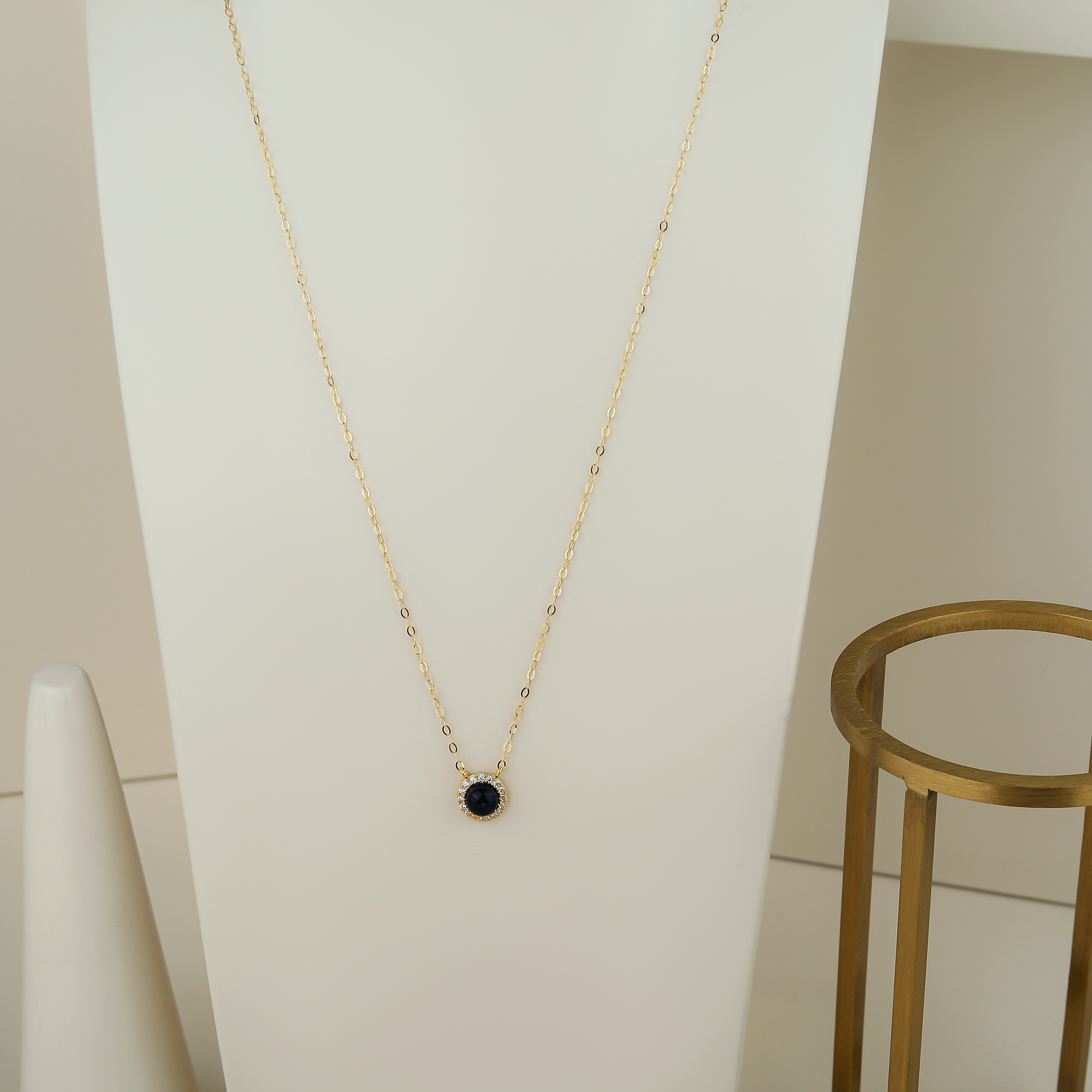 21-karat gold choker, made in Turkey