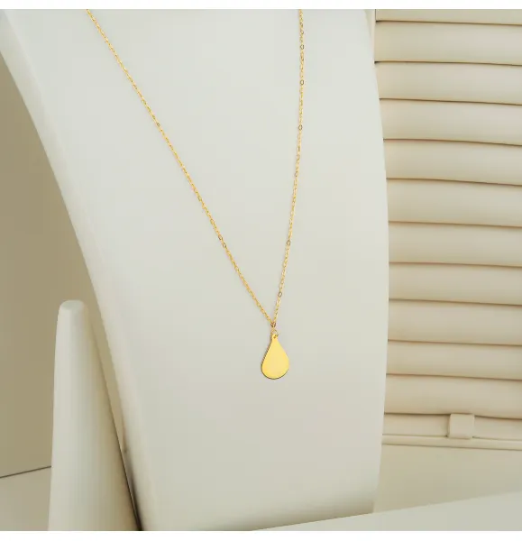21-karat gold choker, made in Turkey