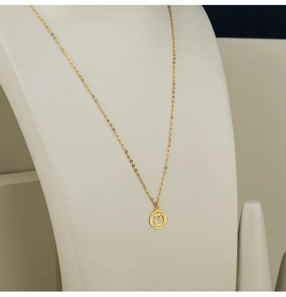 21-karat gold choker, made in Turkey