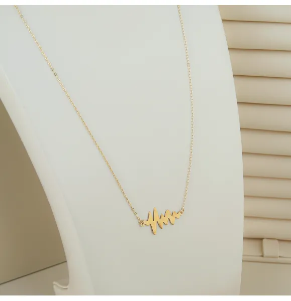 18 karat gold choker, made in Turkey - (H-1010)