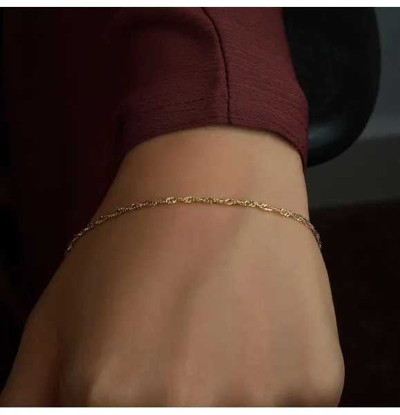 21-karat gold choker, made in Turkey