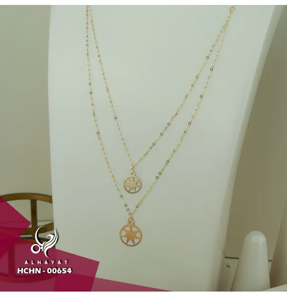 21-karat gold choker, made in Turkey