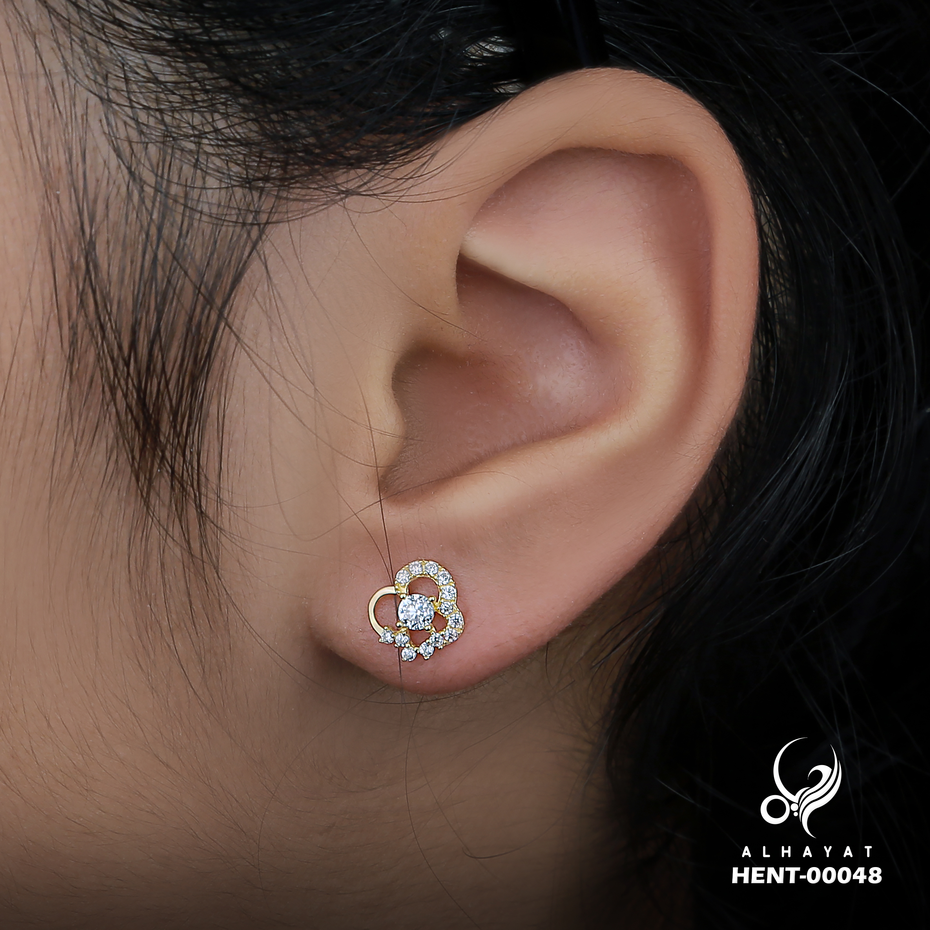 18 karat gold net ring, made in Turkey