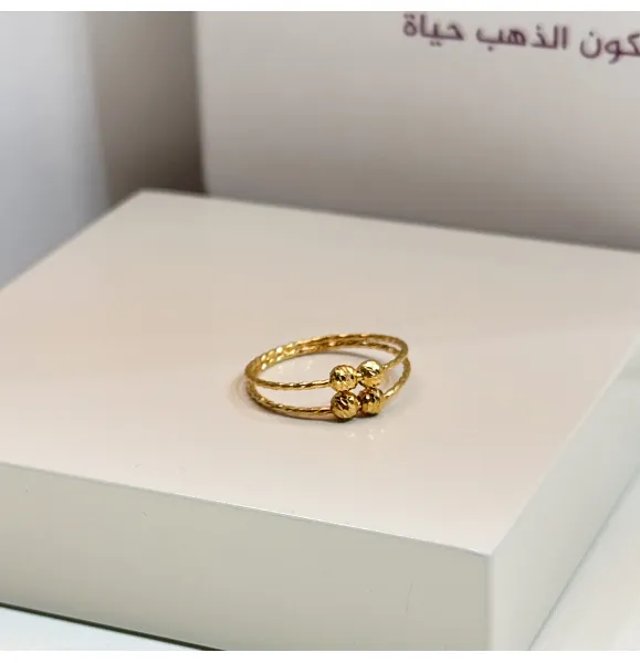 21 karat gold ring, Turkish made