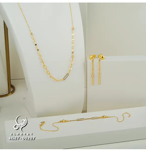 21 karat gold set, Turkish made