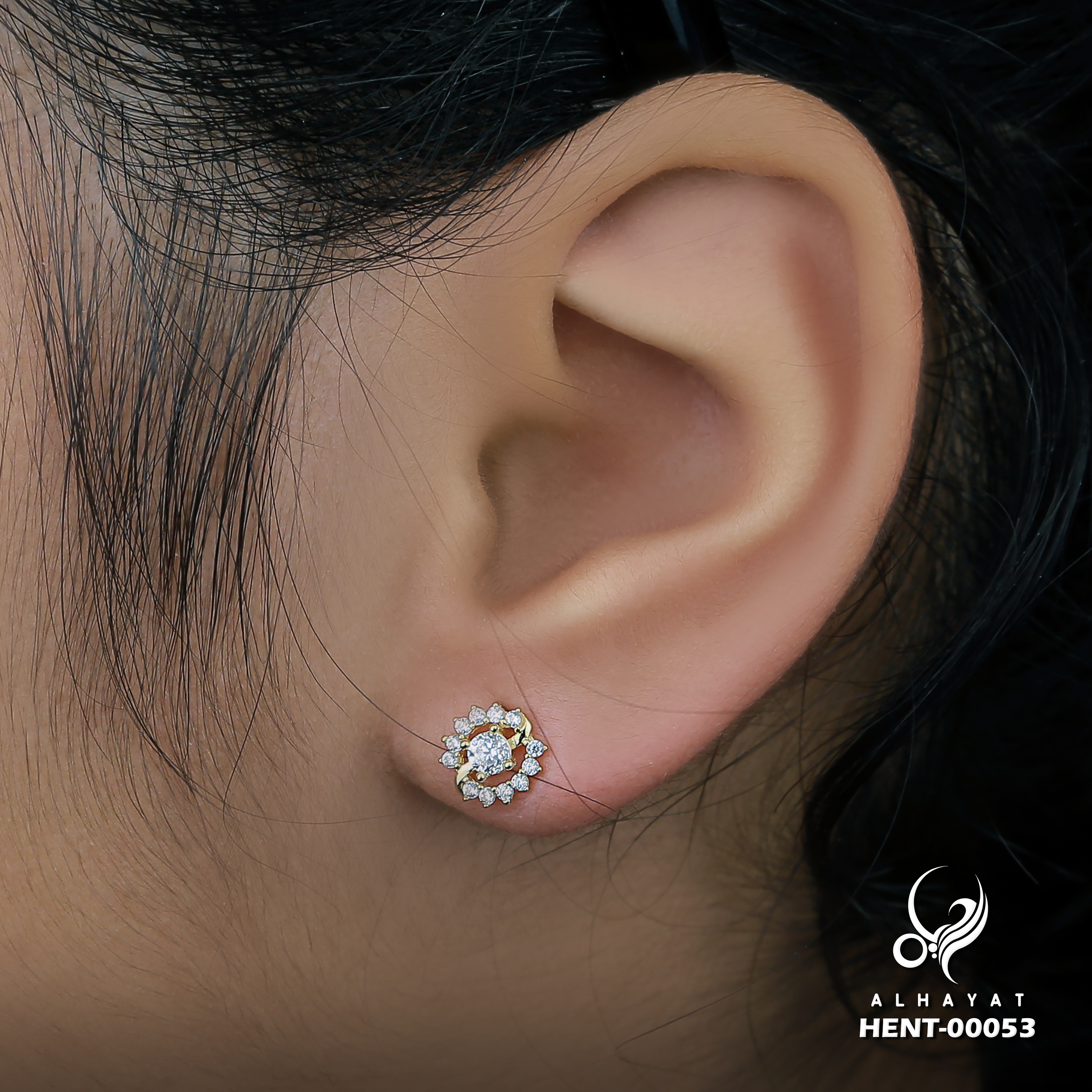 18 karat gold net ring, made in Turkey