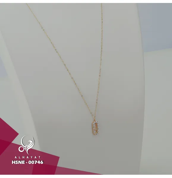 18 karat gold choker, made in Turkey - (H-1053)