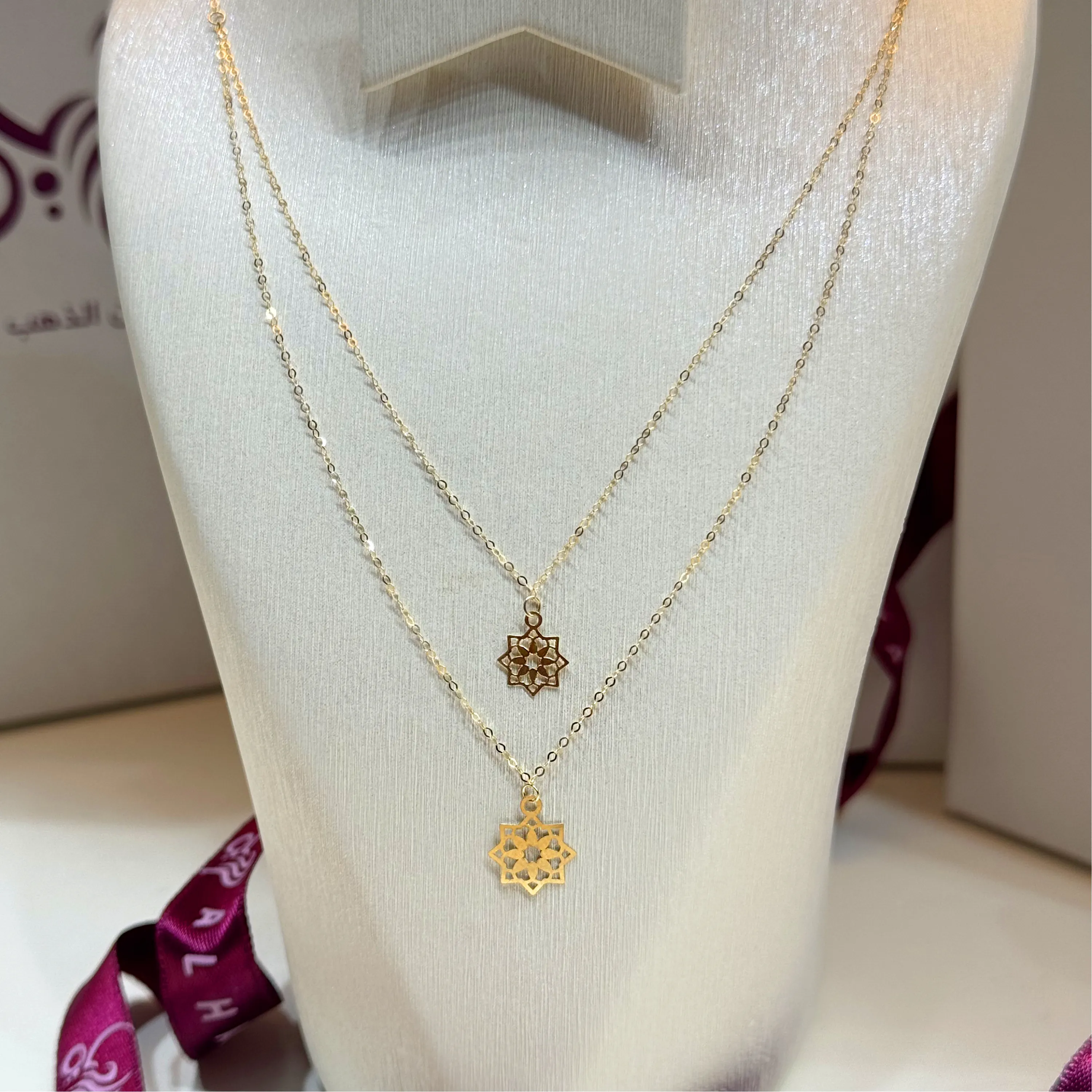 18 karat gold choker, made in Turkey