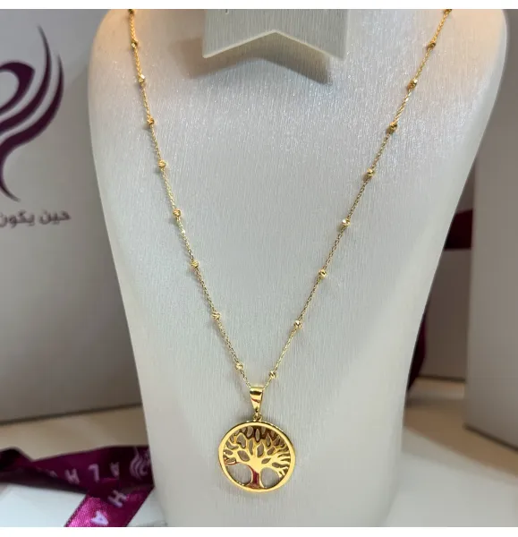 18 karat gold choker, made in Turkey - (H-1065)
