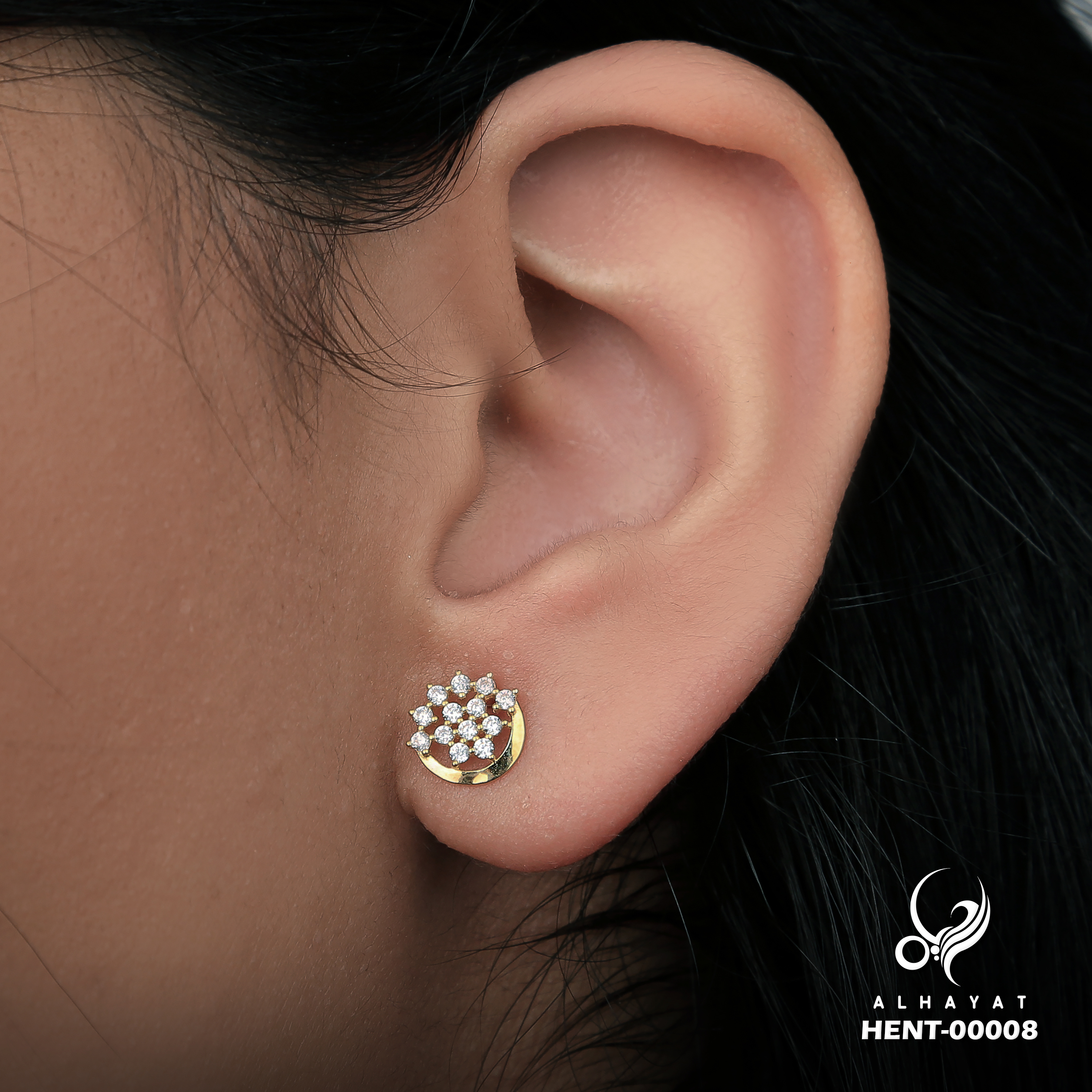 18 karat gold net ring, made in Turkey