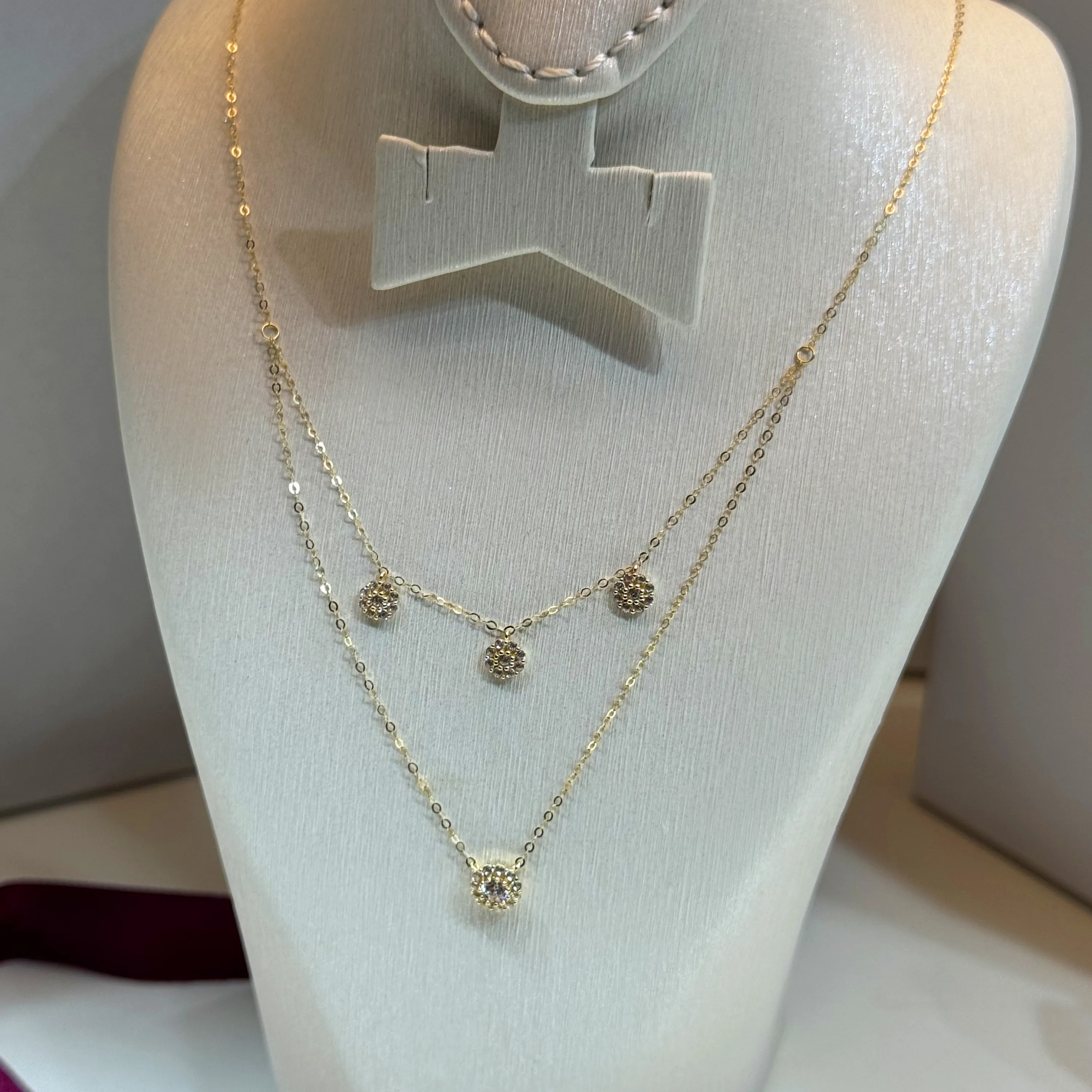 18 karat gold choker, made in Turkey