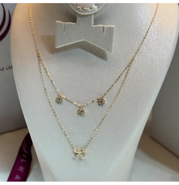 18 karat gold choker, made in Turkey - (H-1082)