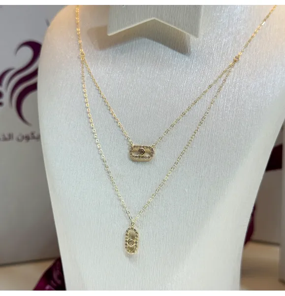 18 karat gold choker, made in Turkey - (H-1083)