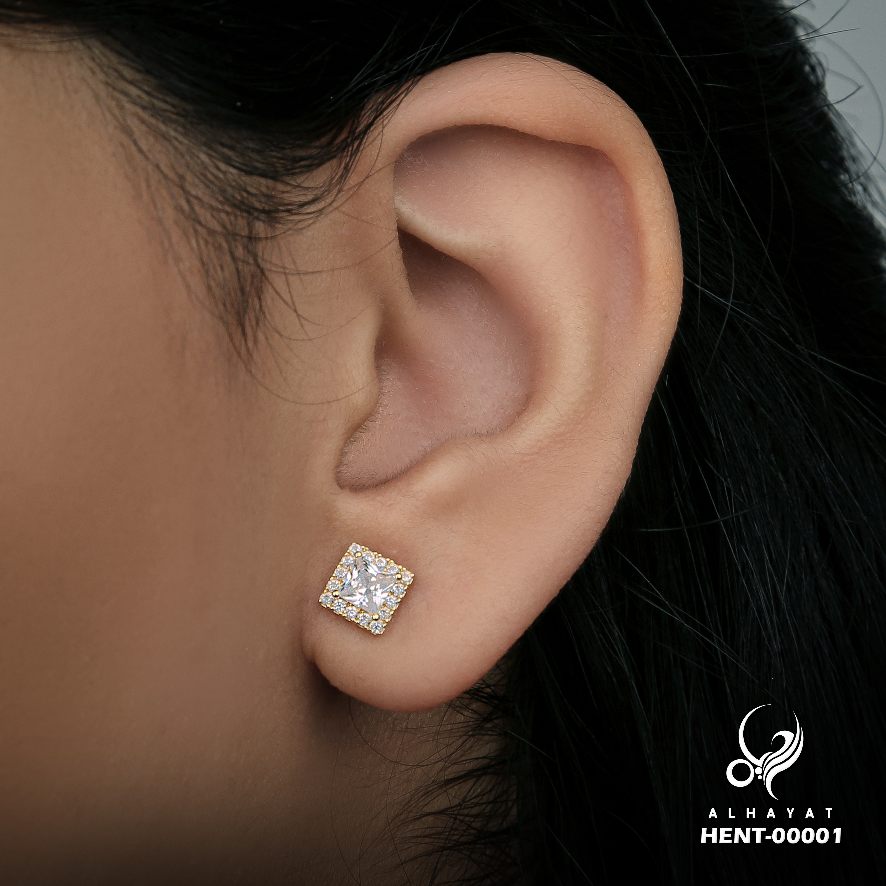 18 karat gold net ring, made in Turkey