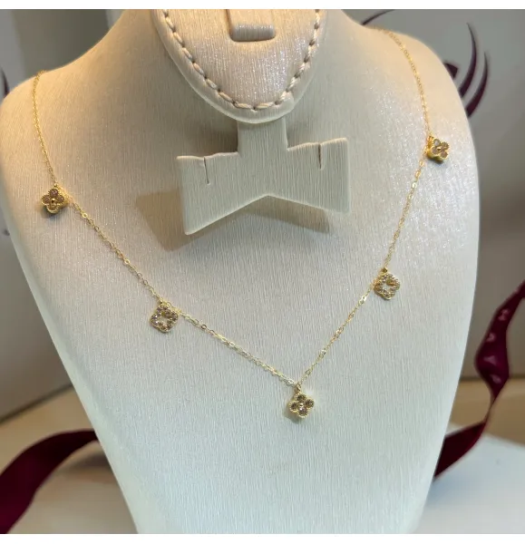 18 karat gold choker, made in Turkey - (H-1094) 18 karat gold choker, made in Turkey - (H-1094)