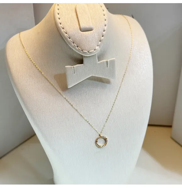 18 karat gold choker, made in Turkey - (H-1109)