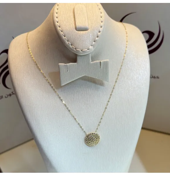 18 karat gold choker, made in Turkey - (H-1118)
