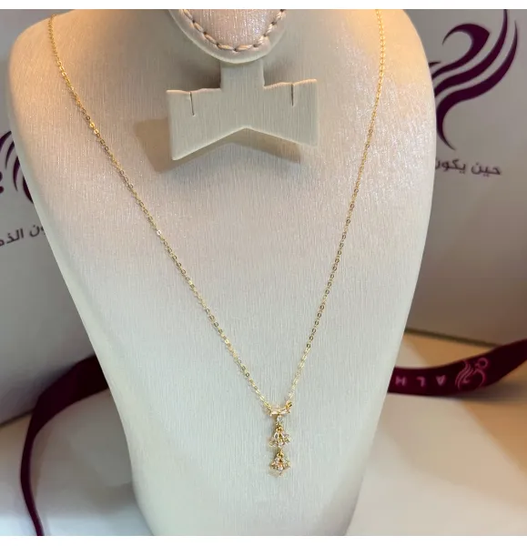 18 karat gold choker, made in Turkey - (H-1120) 18 karat gold choker, made in Turkey - (H-1120)