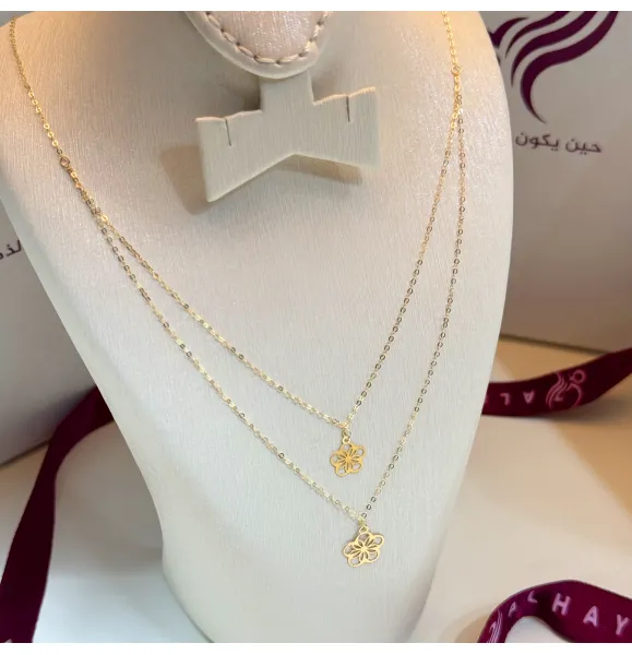 18 karat gold choker, made in Turkey - (H-1122)