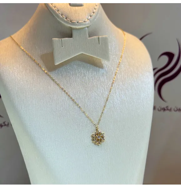 18 karat gold choker, made in Turkey - (H-1123) 18 karat gold choker, made in Turkey - (H-1123)