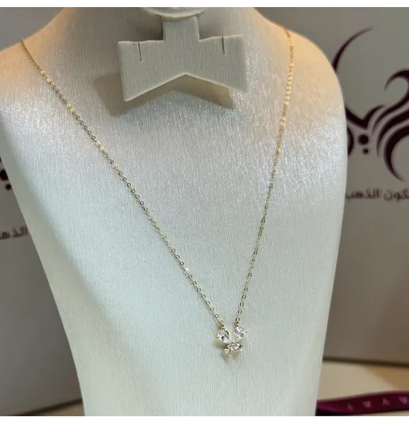 18 karat gold choker, made in Turkey - (H-1124)