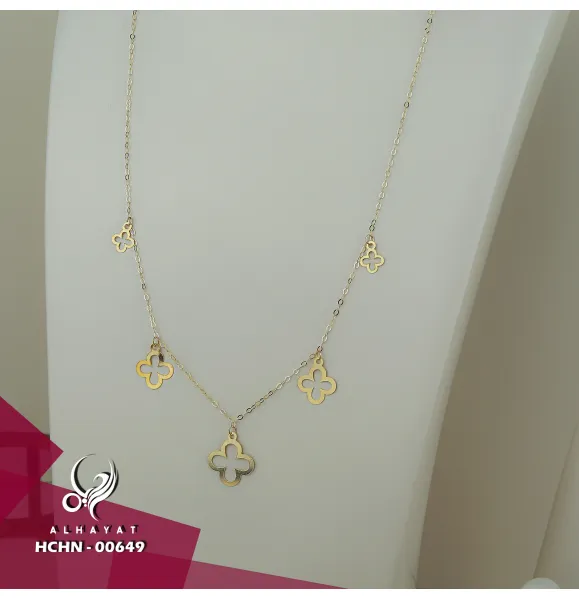 18 karat gold choker, made in Turkey - (H-1131)