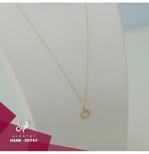 18 karat gold choker, made in Turkey - (H-1138)