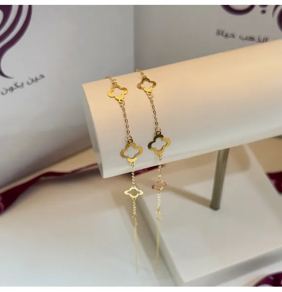 21-karat gold bracelet, Turkish made - (H-1144)
