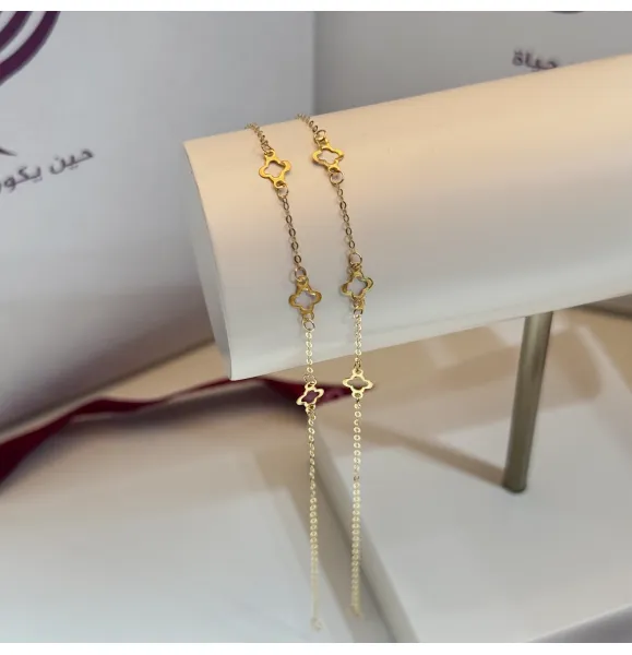 21-karat gold bracelet, Turkish made - (H-1145)