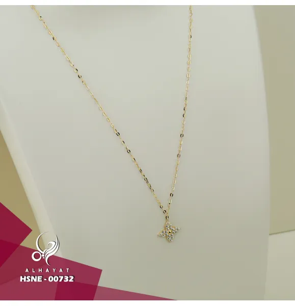 18 karat gold choker, made in Turkey - (H-1147)
