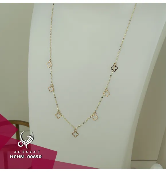 18 karat gold choker, made in Turkey - (H-1149) 18 karat gold choker, made in Turkey - (H-1149)