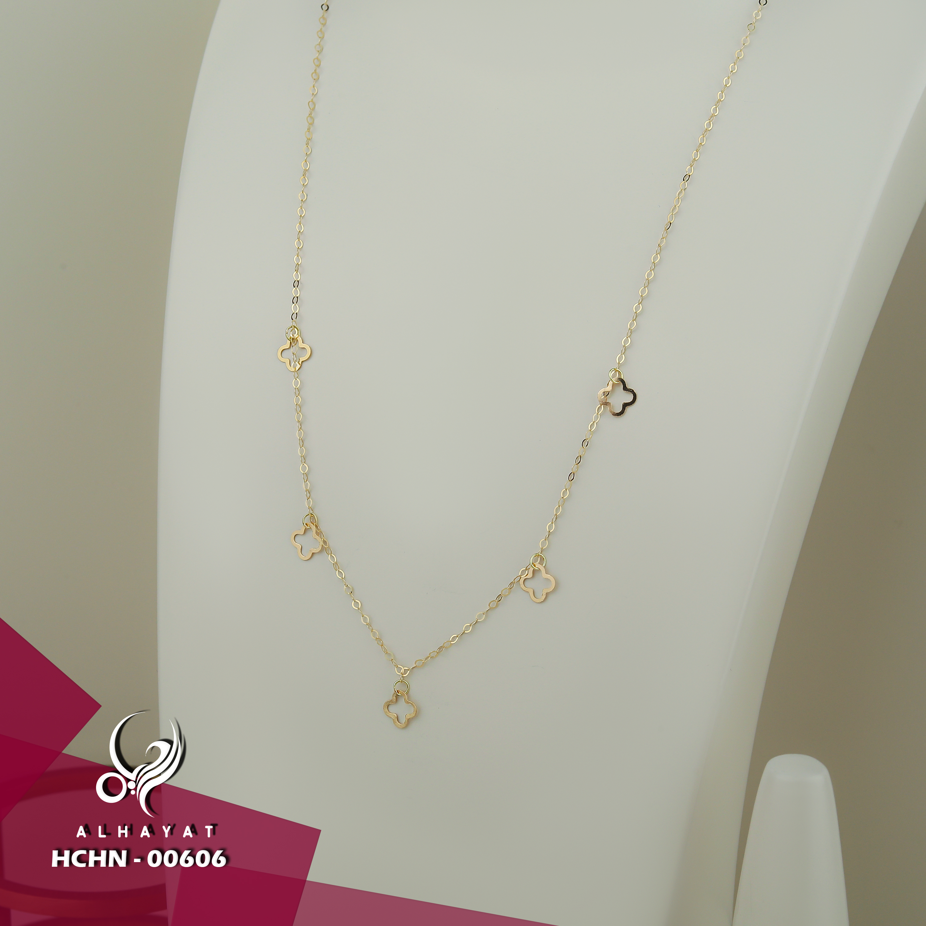 18 karat gold choker, made in Turkey