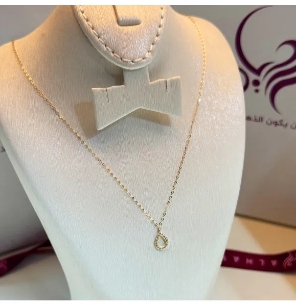 18 karat gold choker, made in Turkey - (H-1152)