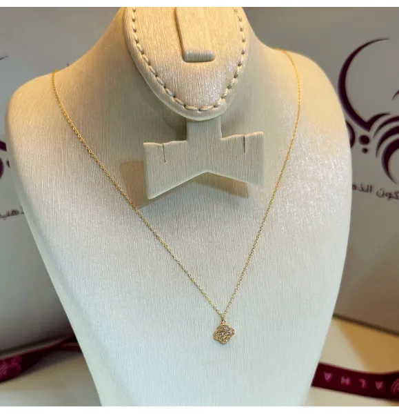 18 karat gold choker, made in Turkey - (H-1153)