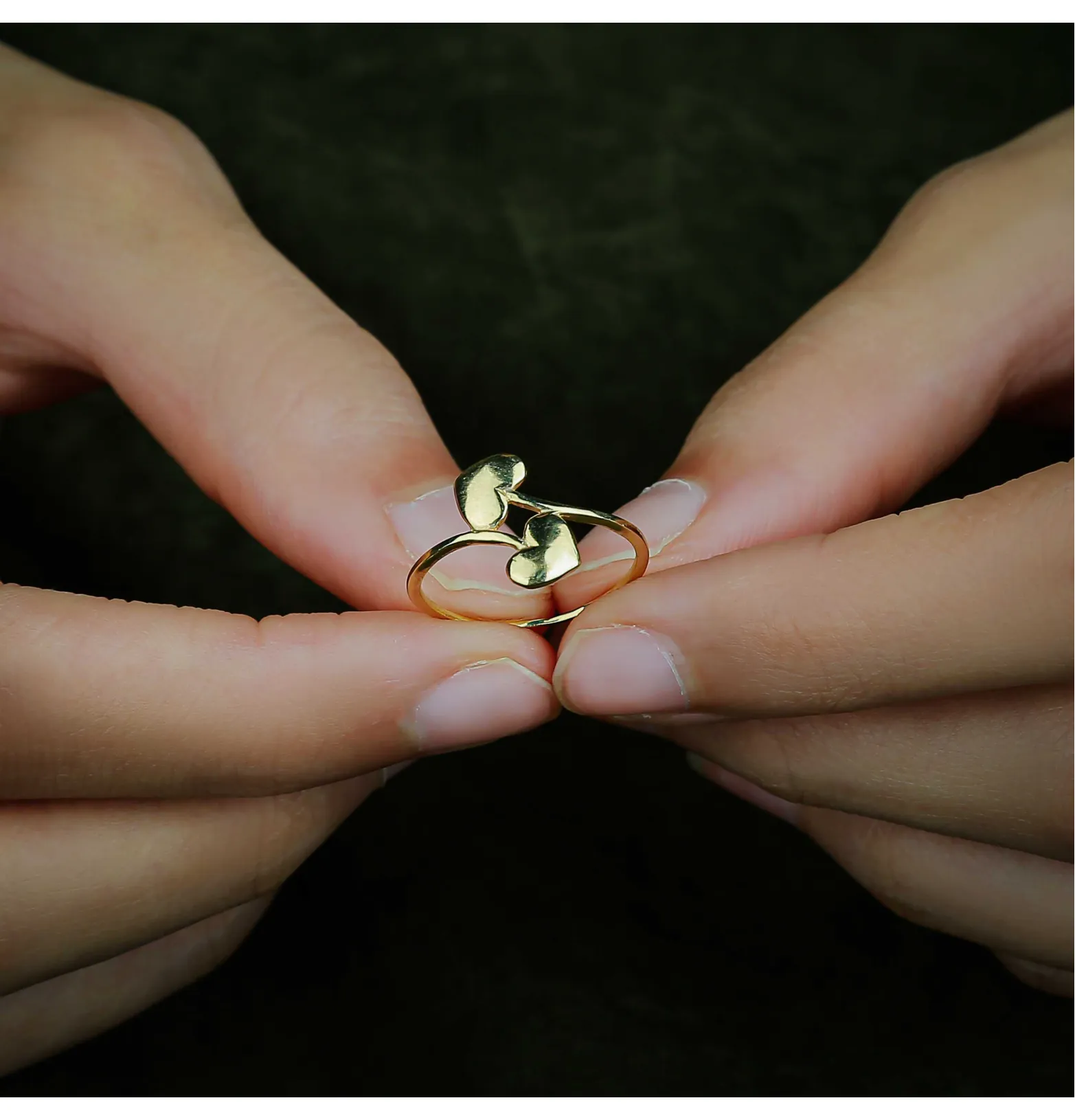 18 karat gold ring, Turkish made