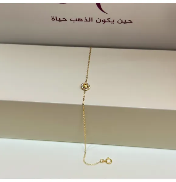18 karat gold bracelet, Turkish made