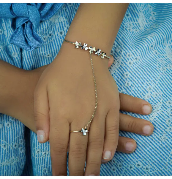 18-karat gold hand for children, made in Turkey - (H-1221)