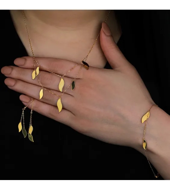21 karat gold set, Turkish made