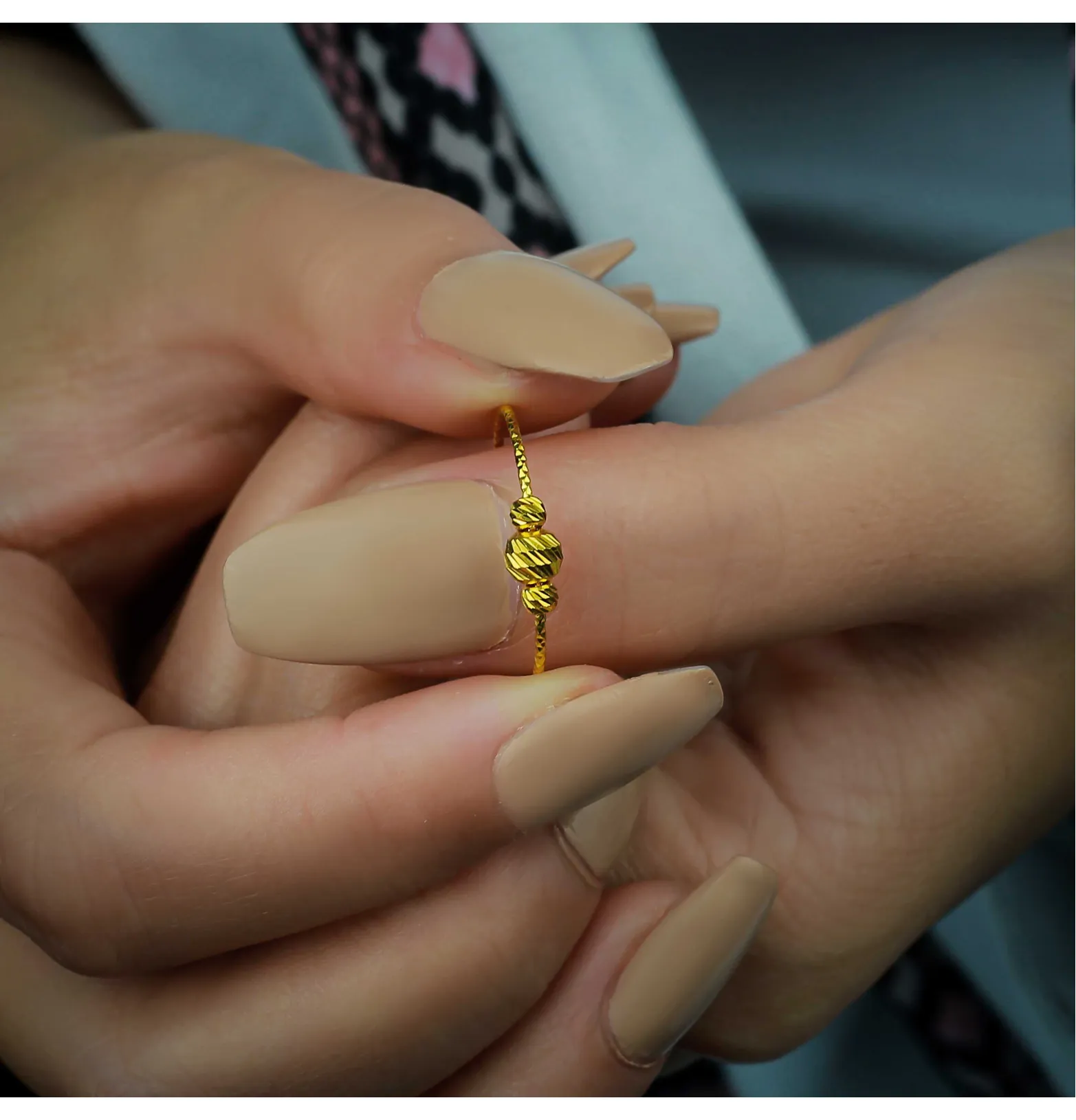21-karat gold ring, Turkish made