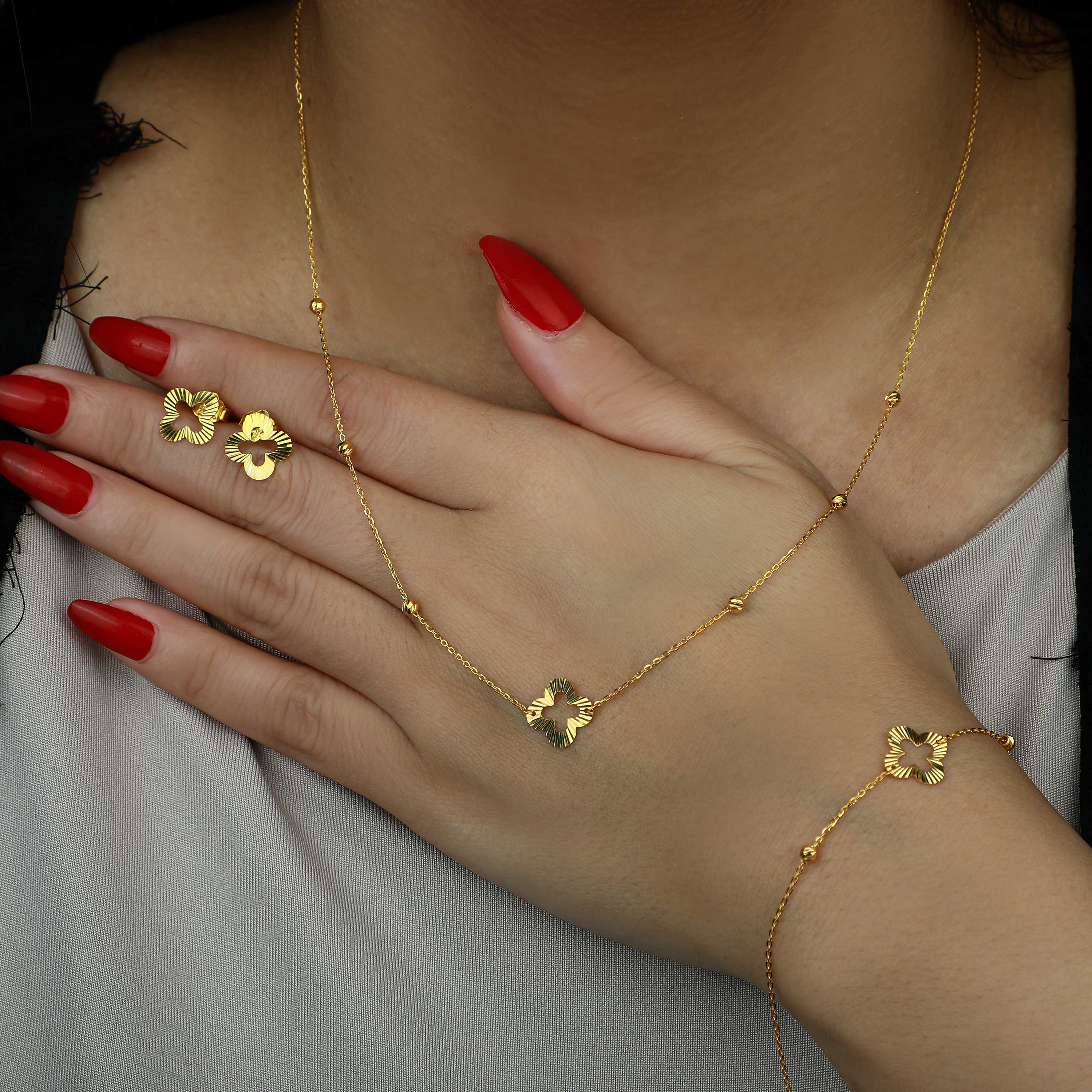 21 karat gold set, Turkish made