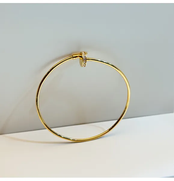 18-karat gold Cartier bracelet, made in Turkey - (H-1321)